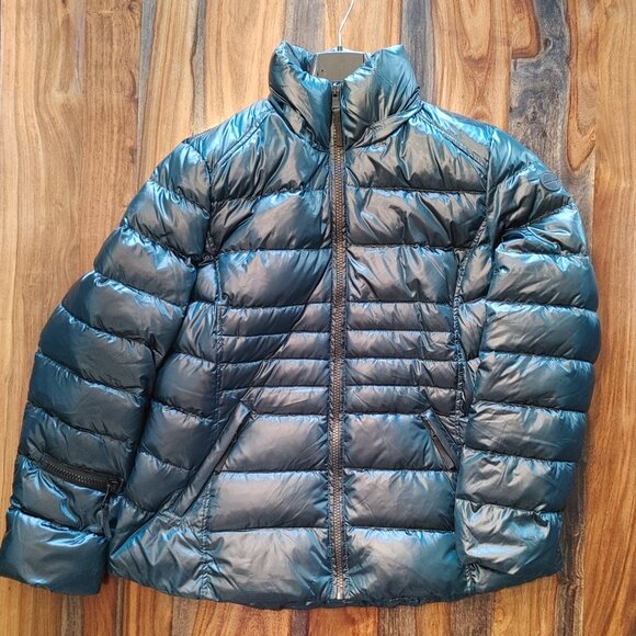 Gorgeous Blue/Green Womens Marc New York Duck Down Filled Winter Coat - Size XXL - Picture 1 of 9